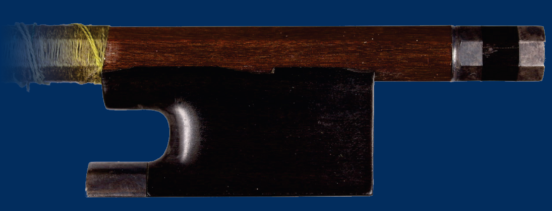 Detail of a French bow frog and heel